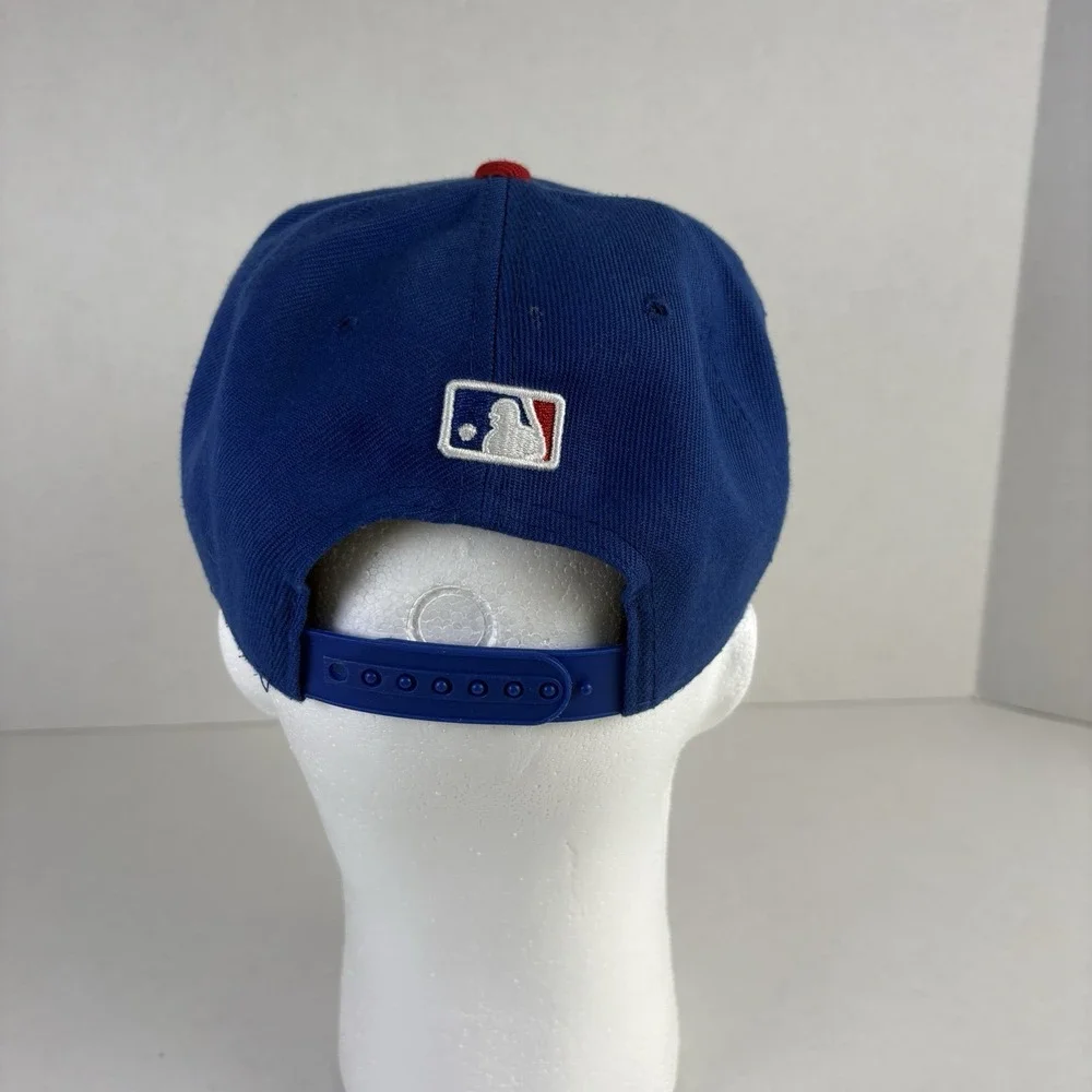 New Era Chicago Cubs Hat Mens OSFM 2016 World Series Champions Blue Snapback MLB